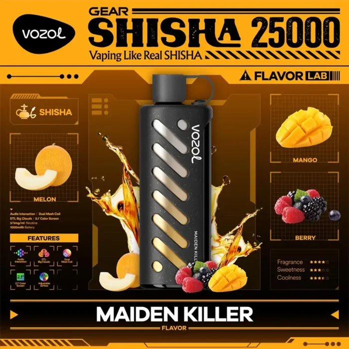 Vozol Gear Shisha 25000 puff 5%