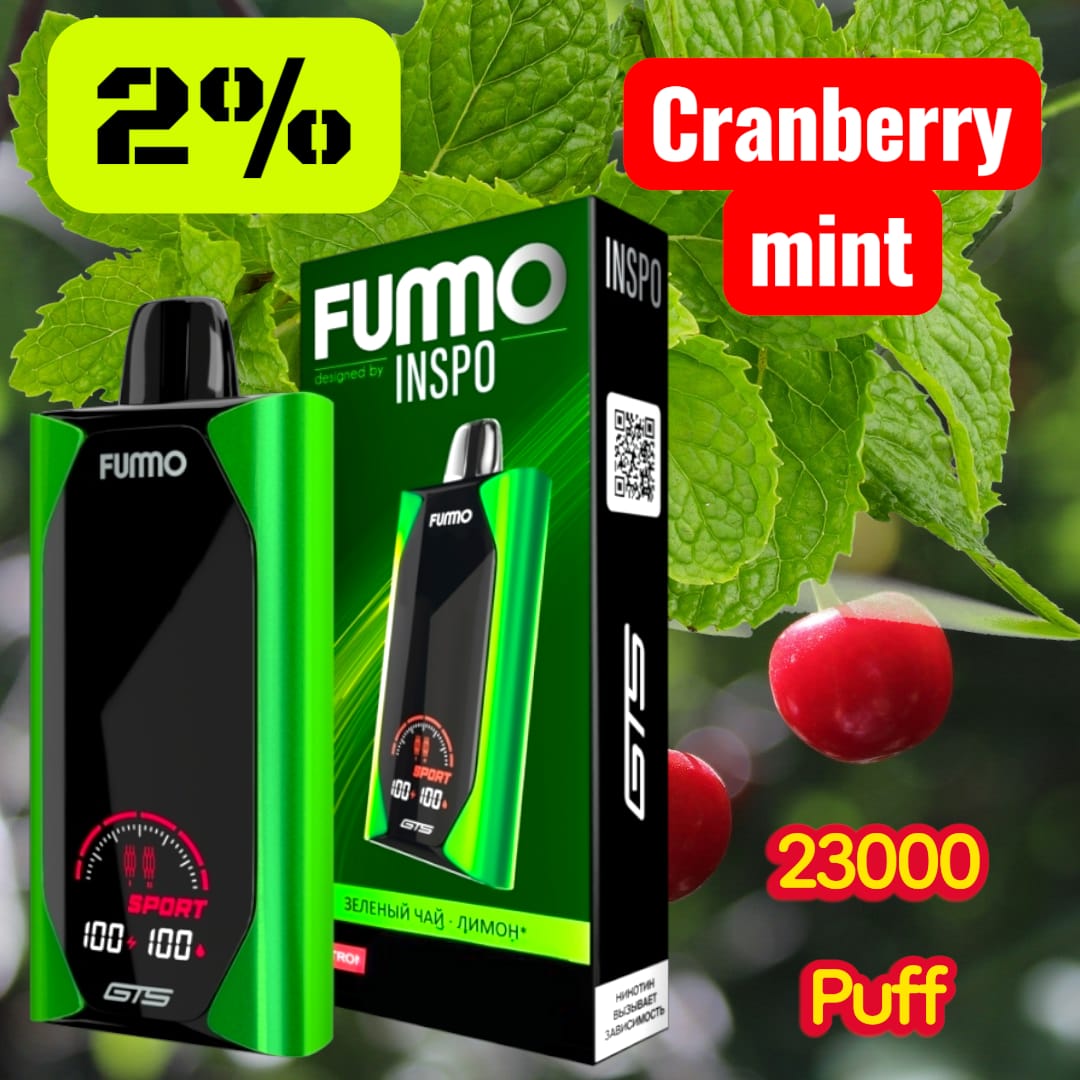 Fuumo Falcon GTS 23000 puff 2% nicotine Original Russian Product