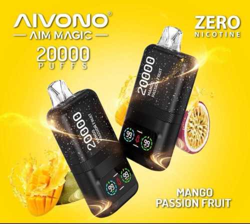 Mango Passion fruit 
Zero Nicotine