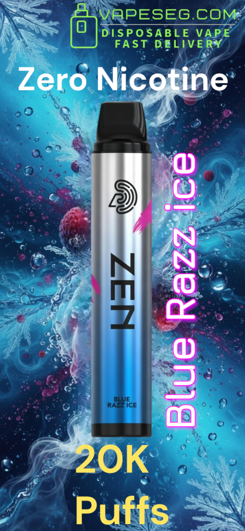 Blue Raz ice zero nicotine