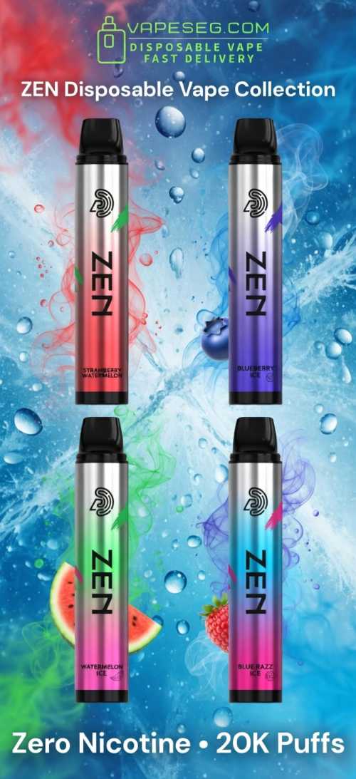 ZEN zero Nicotine disposable vape